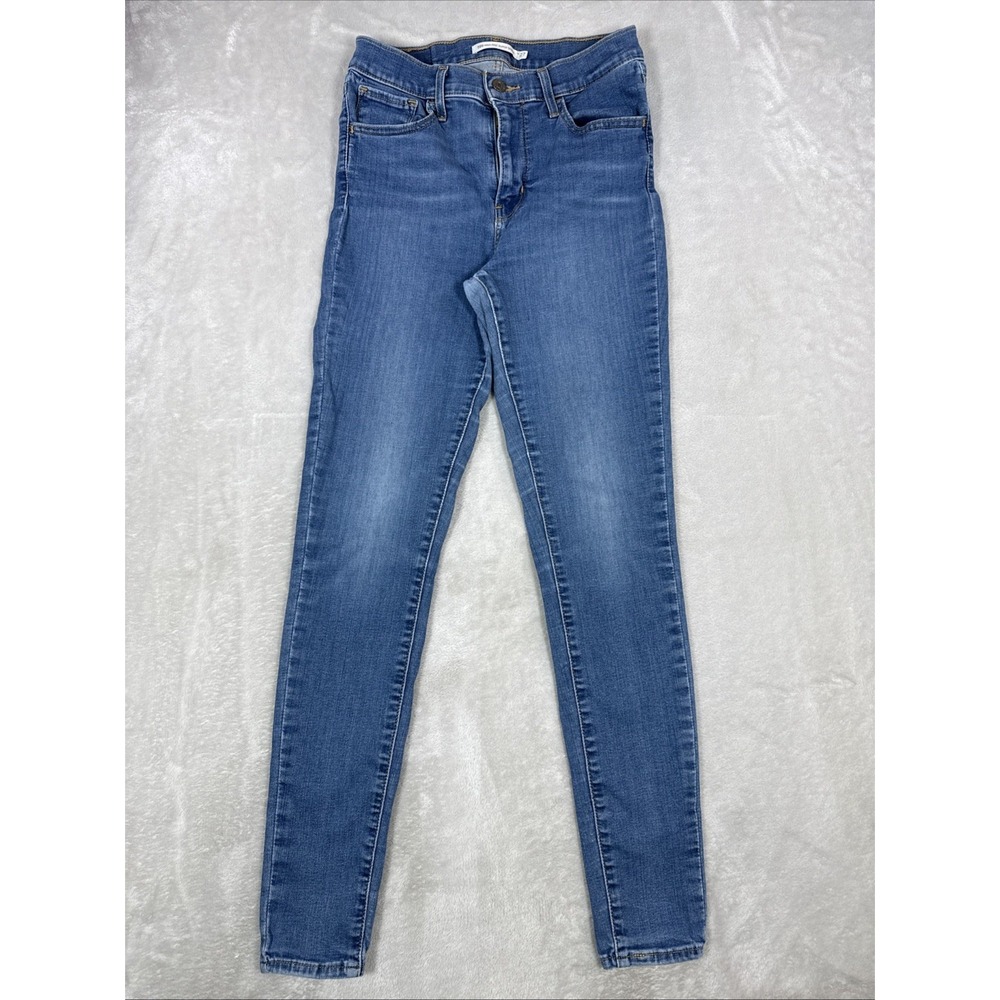 Levi's 720 High Rise Super Skinny Jeans Women's Size 25X28 Med Stretch Denim